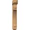 Ekena Millwork Merced Craftsman Smooth Bracket w/ Offset Brace, Western Red Cedar, 7 1/2"W x 36"D x 48"H BKT0806X36X48MRC04SWR - alternate 4